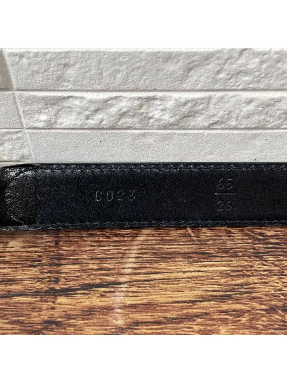 Chanel Leather Double CC Logo Gold Belt Black